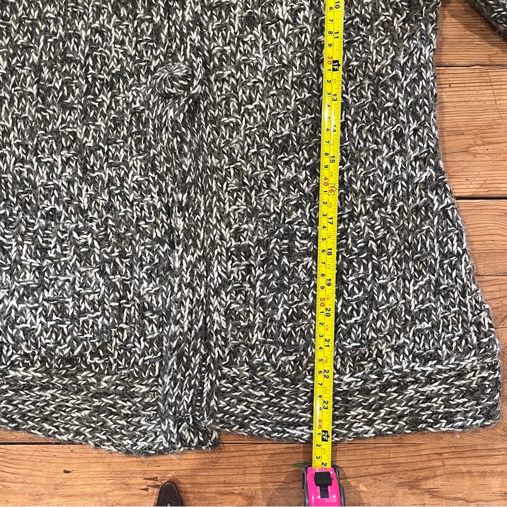 Chunky Knit 3/4 Sleeve Cardigan Sweater - Picture 2 of 7